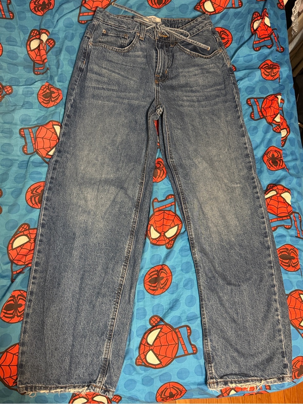 BDG Women's Washed Blue Flare Jeans